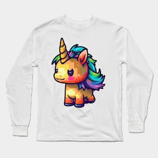 Pixel Unicorn Adventure Long Sleeve T-Shirt